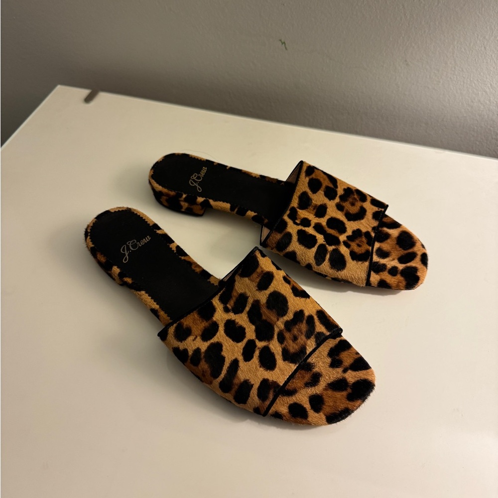 J. Crew Animal Print Women's Slippers